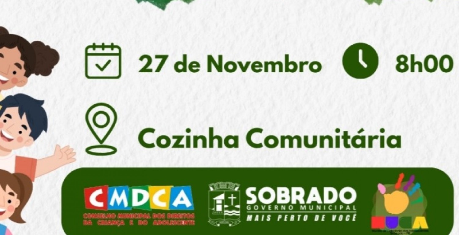 Sobrado anuncia promoo do 1 Frum Comunitrio do Selo Unicef