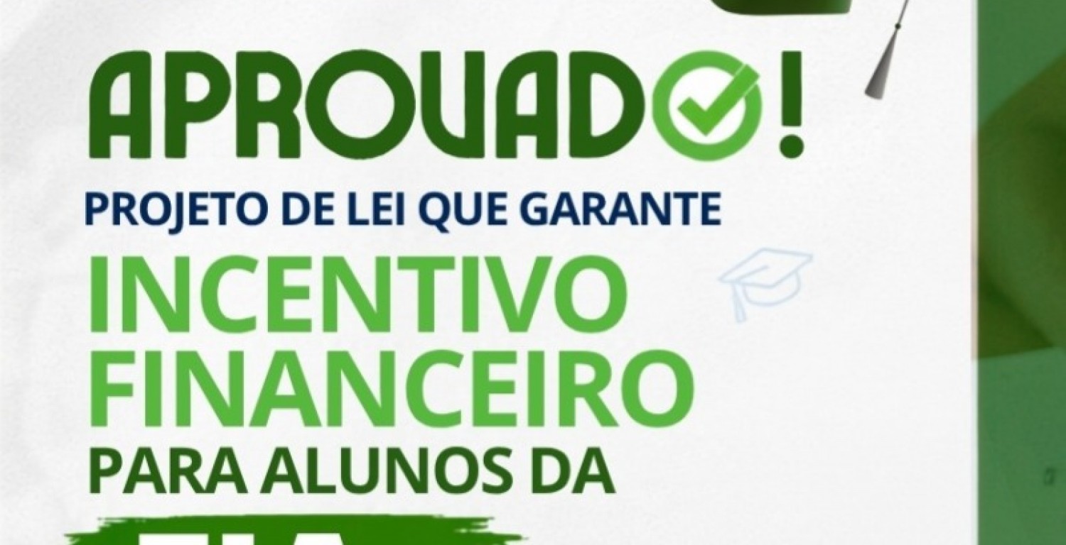 Prefeitura de Sobrado institui incentivo financeiro para estudantes da EJA
